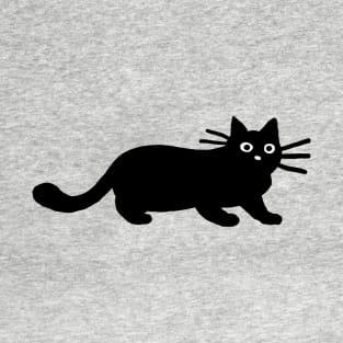 Sneaky Black Cat T-Shirt